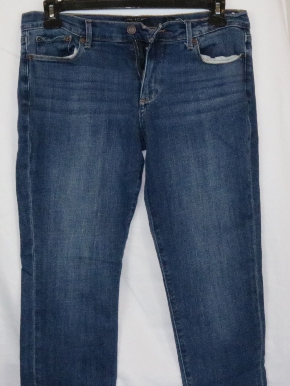 Lucky Brand Jeans Womens Ankle Length Mid Rise Denim in Blue Size 12/31